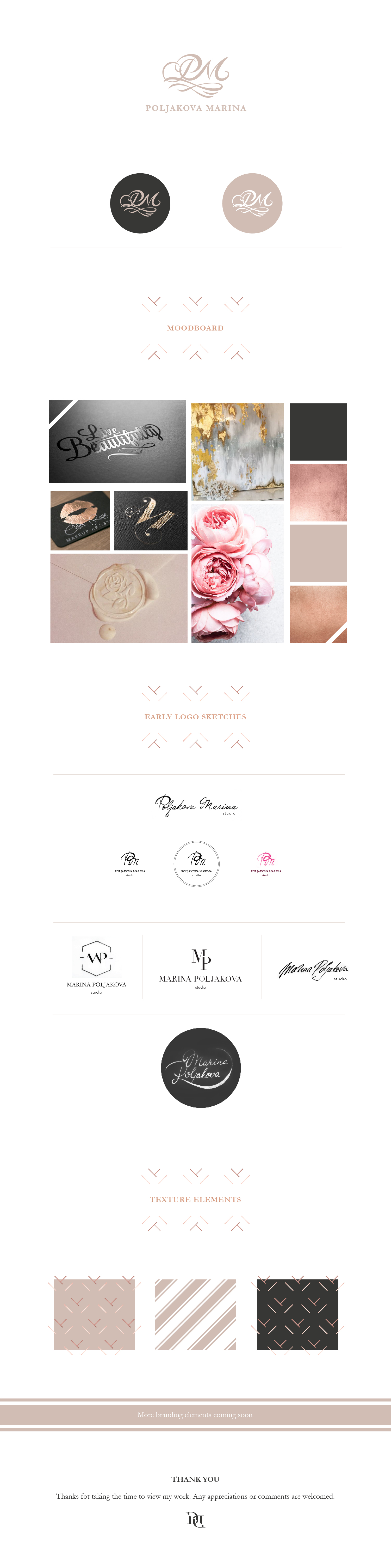 Marina Poljakova brand board